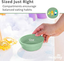 Re-Play 12 Oz. Toddler Bowls for Snack and Everyday Dining - Dishwasher and Microwave Safe - Made in USA - Set of 3-5.75" x 5.75" x 2" - Blossom by TinyTreasures Baby Boutique