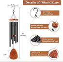 Sympathy Wind Chimes, Memorial Wind Chimes for Loss of Loved One, Sympathy/Memorial/Bereavement/Condolence Funeral Gifts in Memory of a Loved One Mother Father, 30" Wooden by CozyNest Decor