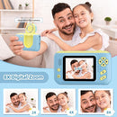 Camera for Kids, Toddler Volging Cameras Age 3-8 Christmas Birthday Gifts for Boys and Girls 3-12 Year Old Boys Digital Camcorder for Video Portable Kids Selfie Camera with 32GB SD Card Blue by TinyTreasures Baby Boutique