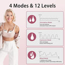 Wearable Breast Feeding Pump Portable, Electric Breast Pump Hands Free with 4 Modes &12 Levels,Strong Suction, LED Display, 24mm Sealed Flange,2 Pack by TinyTreasures Baby Boutique