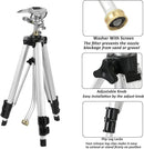 STYDDI Heavy Duty Impact Sprinkler on Tripod Base, Tall Metal Pulsating Telescoping Tripod Sprinkler for Large Area, Yard, Lawn, Garden, Waters up to 70 Ft. Diameter, Legs Extends Up to 36-inch by GreenHaven Gardens