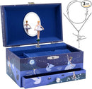 Jewelkeeper Ballerina Music Box & Little Girls Jewellery Set - 3 Ballerina Gifts for Girls by TinyTreasures Baby Boutique