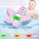 Baby Bath Thermometer, Digital Water Temperature Thermometers with 3 Color Backlit and Temperature Warning, Safety Bath Tube Thermometer Floating Toy for Infant, Toddler by TinyTreasures Baby Boutique