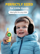 Walkie Talkies for Kids Rechargeable, 3 4 5 Year Old Boy Girl Gifts, 2 Pack Birthday Gifts for 3 4 5 6 7 8 Year Old Boys, Toddler Toys for Indoor Outdoor Games by TinyTreasures Baby Boutique