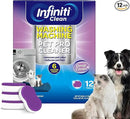 Washing Machine Cleaner Tablets 12 Pack, Formulated for Pet Owners, 8.5oz Washer Machine Cleaner Tablets, Deep Cleaning Descaler for HE, Top & Front Load Washers, Septic Safe - 6 Month Supply