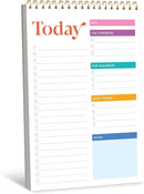 To Do List Notepad, Daily Planner Notebook with 52 Tear-off Sheets, Undated Writing Organizer for Daily Tasks and Goal, Coiled Task Track Checklist Productivity Pad for Office, Classroom, Home, School by TinyTreasures Baby Boutique