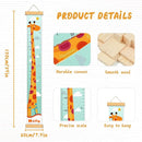 Customize Name Kids Height Chart for Wall, Giraffe Growth Chart for Wall, Kids Growth & Measuring Chart in Inches, Fun & Stylish Height Tracker for Children, Nursery Decor Essentials by TinyTreasures Baby Boutique