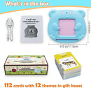 MAYAPHILOS Russian and English Bilingual Talking Flash Cards with 224 Sight Words Fun Russian Language Learning Toys for Kids, Audible Pocket Speech for Toddlers Preschool Birthday by TinyTreasures Baby Boutique