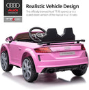 Kids Electric Car, Licensed Audi 6V Kids Ride on Toy Car for Toddlers with Remote - Pink by TinyTreasures Baby Boutique