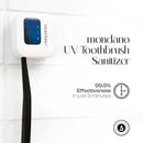 Mondano UV-C Toothbrush Sanitizer and Holder, Toothbrush Case - Manual/Electric Toothbrush Cover for Any Toothbrush Head - Rechargeable Toothbrush Travel Case, Tooth Brush Cover Cap for Home by CozyNest Decor