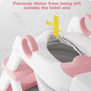Potty Training Seat, Upgrade Toddler Toilet Seat for Kids Boys Girls, 2 in 1 Potty Training Toilet, Splash Guard Anti-Slip Pad Step Stool by TinyTreasures Baby Boutique