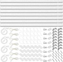 Barrina T5 Grow Lights, 5000K Full Spectrum Plant Growing Lights, 2ft 80W (8 x 10W, 500W Equivalent), LED Grow Light Bulbs, Plant Lights for Indoor Plants, Greenhouse, Plug and Play, 8-Pack by GreenHaven Gardens