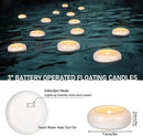 24 Pack 3”Floating Candles Water-Activated Flameless LED Candle, 120 Hour White Battery Operate Waterproof Tealights for Cylinder Vases, Centerpieces at Wedding, Party, Pool,Romantic. by CozyNest Decor