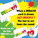 DiDaYo - Fast Paced Family Games, Brain Teaser Card Game for Kids 8-12, Ideal Speed Color Game for Teens and Adults, Fun Slumber Party Games, 2-8 Players, Travel Friendly by TinyTreasures Baby Boutique