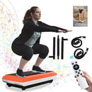 Vibration Plate Exercise Machine - Whole Body Workout Vibration Platform Lymphatic Drainage Machine for Weight Loss Home Fitness with Resistance Bands Remote by CozyNest Decor
