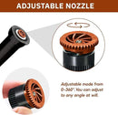 10 Pieces Variable Arc Nozzle, Replacement Pop-up Sprinkler Heads Compatible with Most of Adjustable Pop Up Sprinkler Spray Head for Garden Lawn Irrigation (8AN) by GreenHaven Gardens