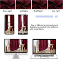 Simplebrand Ava Burgundy Blackout Curtains for Bedroom 63 Inch Length 2 Panels Set, Nursery Thermal Insulated Energy Saving Rod Pocket Window Treatment Curtains Blackout Drapes, W40 x L63 Inch by TinyTreasures Baby Boutique