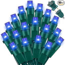 60 Count Blue - String Lights - LED Christmas Lights, Mini led Lights for Indoor Outdoor Home Holiday Party Wedding Independence Day Decoration by CozyNest Decor