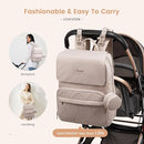LOVEVOOK Diaper Bag Backpack, Baby Travel Bags for Boys & Girl, Toddler Waterproof Diaper Bag w/Changing Pad, Stroller Straps, Pacifier Case, Newborn Essentials Must Haves Mom by TinyTreasures Baby Boutique