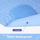 Conkote® Washable Underpads, 34" x 36" (Pack of 4), Waterproof Protective Pad for Bed, Couch, Sofa, Floor, Reusable Bedwetting Incontinence Pads for Kids, Adults, Elderly, and Pets by TinyTreasures Baby Boutique