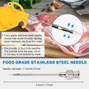 Electric Meat Injector Gun Pump with Hose, 50W Automatic Marinade Injector Syringe Kit for BBQ, Turkey Pork Beef, 10 Stainless Steel Needles for Home Kitchen & Outdoor Grilling by GreenHaven Gardens