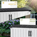 Devoko 50 Cu Ft Outdoor Storage Cabinet - Waterproof Vertical Shed for Patio, Garden & Deck, Heavy-Duty Tool Storage Box for Cushions, Accessories & Equipment, Durable & Weather-Resistant (White) by GreenHaven Gardens