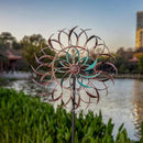 Stargarden Wind Spinners Outdoor Metal Large 360 Degrees Kinetic Wind Sculptures& Spinners Yard Art Outdoor Garden Decor by GreenHaven Gardens