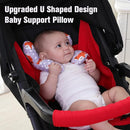 KAKIBLIN Baby Travel Pillow,Baby Neck Pillows for Car Seat,Upgraded Baby Head Pillow,Toddler Head and Neck Baby Support Pillow for Car Seat, Pushchair,Travel (Gray Fox) by TinyTreasures Baby Boutique
