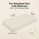 KeaBabies 2-Pack Organic Crib Sheets for Boys, Girls - 52x28 Fitted Crib Mattress Sheet Neutral, Breathable Jersey Cotton Cover for Baby Bed, Toddler Mattress, Soft & Cute Prints (Daisies) by TinyTreasures Baby Boutique