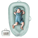 Baby Lounger - Infant Lounger for Newborn 0-24 Months, Pure Cotton Breathable Baby Nest Lounger Cover, Newborn Essentials for Baby Boys & Girls, Portable Baby Lounger for Home and Travel by TinyTreasures Baby Boutique