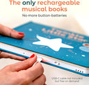 Cali's Books Twinkle Twinkle Little Star – USB-C Rechargeable Musical Book for 1-Year-Old | Sound Book for Toddlers 1-3 with Bedtime Lullabies – Nursery Rhymes Musical Book by TinyTreasures Baby Boutique