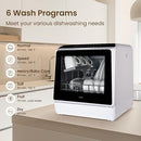HAVA Countertop Dishwasher, 6 Programs Portable Dishwashers with 5L Built-in Water Tank, No Hookup Needed, Baby Care & Air-Drying Function for Apartments and RVs by TinyTreasures Baby Boutique