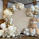130pcs Ivory White Balloons Different Sizes 18" 12" 10" 5" Party Latex Balloons for Birthday Baby Shower Graduation Wedding Gender Reveal Anniversary Party Decorations by CozyNest Decor