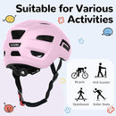 Toddler/Kids Bike Helmet, Adjustable and Multi-Sport, from Infant to Schoolchild, 2 Sizes by TinyTreasures Baby Boutique