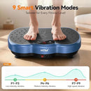 Vibration Plate Exercise Machine - 300 lbs Weight Capacity, 120 Speed Levels, 9 Workout Modes for Home Fitness, Muscle Toning & Weight Loss by CozyNest Decor