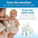 Dr. Brown’s Natural Flow Level 2 Narrow Baby Bottle Silicone Nipple, Medium Flow, 3m+, 100% Silicone Bottle Nipple, 6 Count by TinyTreasures Baby Boutique