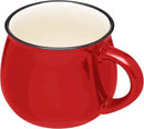 DISCOUNT PROMOS Glazed Campfire Coffee Mugs 12 oz. Set of 10, Bulk Pack - Perfect for Coffee, Tea, Espresso, Hot Cocoa, Other Beverages - Red by CozyNest Decor