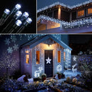 Toodour Solar Christmas Lights, 2 Packs Total 144ft 400 LED 8 Modes Solar String Lights, Waterproof Solar Outdoor Christmas Lights for Garden, Patio, Fence, Balcony, Christmas Tree Decor - White by GreenHaven Gardens