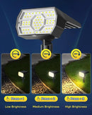 Kaxiida Solar Lights Outdoor Waterproof IP68, 3 Lighting Models Solar Powered Spot Lights Outdoor, 56LED Light Dusk to Dawn for Yard Patio Garden Pathway Landscape Lighting by GreenHaven Gardens
