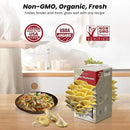 inbloom Large Organic Golden Oyster Mushroom Growing Kit (4 lbs), Double-Side Yellow Mushroom Grow Kit, MD USA Non-GMO Mushroom Kit, Harvest Mushrooms in 10 Days at Home, Indoor Gardening for Adults by GreenHaven Gardens