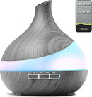 500ML Essential Oil Diffuser: Aroma Diffuser with Remote Control for Hotel Spa Yoga Room - Humidifiers for Bedroom with 14 Colors LED Night Light for Kids/Women Home Relaxation by TinyTreasures Baby Boutique