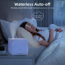 ASAKUKI Essential Oil Diffuser, Multifunctional Ultrasonic Aromatherapy Fragrant Oil Vaporizer Humidifier with Timer, Auto-Off Safety Switch, and 7 LED Light Colors, 700 ml (White) by TinyTreasures Baby Boutique
