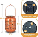 Bee Solar Lanterns Outdoor Hanging Waterproof Bee Garden Decor Christmas Gifts for Women Mom Grandma Metal Solar Lights Decoration Outside for Yard, Patio,Pathway Landscape by GreenHaven Gardens