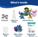Skillmatics Poke-in Art - Lilo & Stitch Characters, Mess-Free Fun for Kids, DIY Wood Craft Kits, Creative Activity, Gifts for Girls & Boys Ages 4, 5, 6, 7, 8, 9 by TinyTreasures Baby Boutique