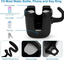 Accmor Stroller Cup Holder, Universal Cup Holder with Silicone Gooseneck Arm, Bike Cup Holder, 360° Rotatable Large Caliber Drinks Holder for Stroller, Bike, Wheelchair, Walker by TinyTreasures Baby Boutique