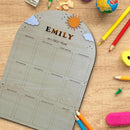 V-DECORPARKS Personalized My First Year Photo Frame | 12 Months Picture Frame For Baby First Year | Displays Twelve 2x3 Pictures | Birthday Party Decor Newborn Memory Keepsake by TinyTreasures Baby Boutique