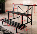 Zhongma Heavy Duty 3 Tier Plant Stand for Home, Garden, Plant Lovers,Metal Storage Rack Shelf/Freestanding Display Stand by GreenHaven Gardens