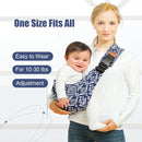 Baby Sling Carrier,Baby Sling,Toddler Carrier,Adjustable and Non-Slip Hip Seat Carriers Carrying 10-30 lbs(Grey Leopard) by TinyTreasures Baby Boutique