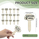 15pcs Funny Plant Signs Garden Markers Wooden Plant Labels Tab with Interesting Words Cute Patterns for Indoor and Outdoor Potted Used to Distinguish Potted Plants by GreenHaven Gardens