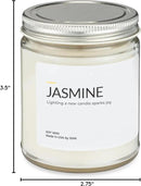 1OAK Jasmine Candle - Soy Wax Scented Candles (Jasmine) - Soy Candles for Home Scented - Long Burning Premium - Hand-Poured (7oz.) by CozyNest Decor